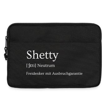 Shetland Poney Shetty Libre-penseur Artiste de l’évasion - Sacoche pour ordinateur portable 13 pouces - noir - Devant