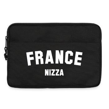 FRANCE NIZZA Frankreich - Laptoptasche 13" - Schwarz - Vorne