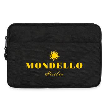 Sunburst Mondello Sicilia Design - Laptop bag 13" - black - Front