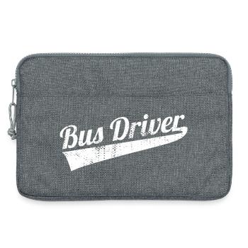 Chauffeur de bus - Sacoche pour ordinateur portable 13 pouces - gris chiné - Devant