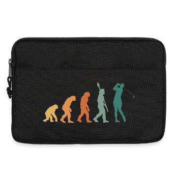 Evolution Golf Retro - Laptoptasche 13" - Schwarz - Vorne