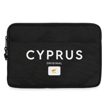 Zypern Flagge, Zypriotischer Stolz - Laptoptasche 13" - Schwarz - Vorne