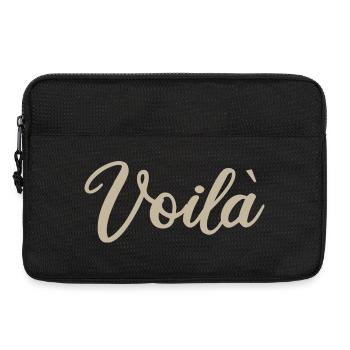 Voila Handlettered Script Design - Laptoptasche 13" - Schwarz - Vorne