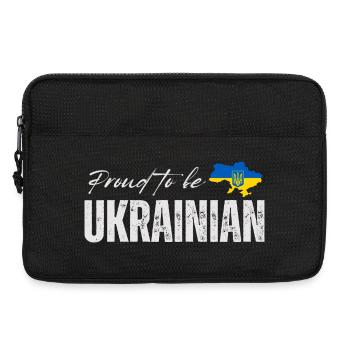 Stolzer Ukrainer, ich liebe die Ukraine - Laptoptasche 13" - Schwarz - Vorne