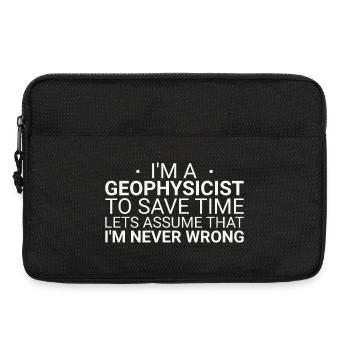 Geophysicist Never Wrong Geophysics - Laptoptasche 13" - Schwarz - Vorne