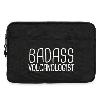 Volcanologue Badass Volcanologie - Sacoche pour ordinateur portable 13 pouces - noir - Devant