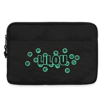 Geschenk für Lilou - Laptoptasche 13" - Schwarz - Vorne