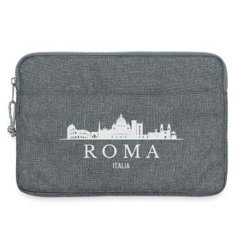Rome skyline, I love Rome - Laptop bag 13" - heather grey - Front
