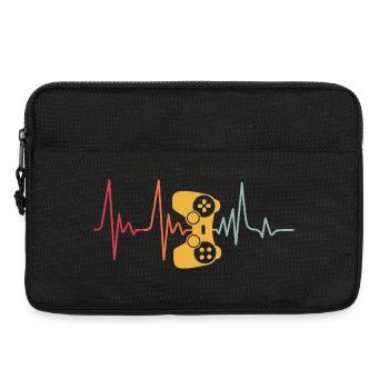 Gamer Game Videospiel Blaubeere Vintage Gaming - Laptoptasche 13" - Schwarz - Vorne