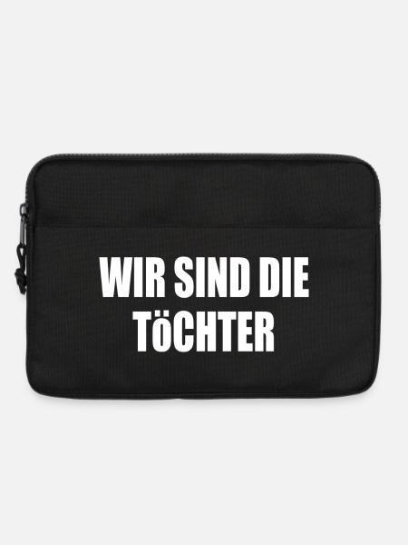 wir sind die töchter - Laptoptasche 13" - Schwarz