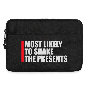 Most Likely to Shake the Presents Weihnachten Spaß - Laptoptasche 13" - Schwarz - Vorne