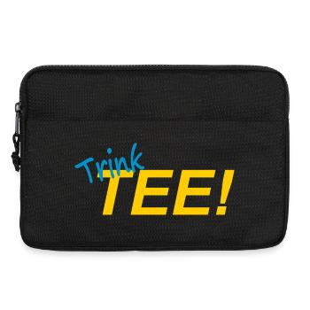 DRINK TEA! - Laptop bag 13" - black - Front