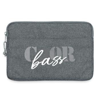 Basse de chœur - Sacoche pour ordinateur portable 13 pouces - gris chiné - Devant