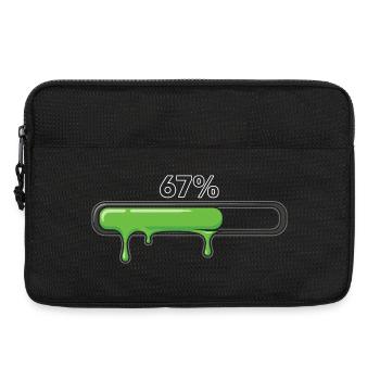 Slime, barre de progression 67 - Sacoche pour ordinateur portable 13 pouces - noir - Devant
