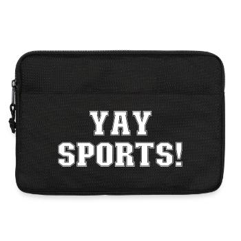Yay Sports – Fan de sport sans méfiance (femmes) - Sacoche pour ordinateur portable 13 pouces - noir - Devant