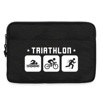 Triathlon Sport - Sacoche pour ordinateur portable 13 pouces - noir - Devant