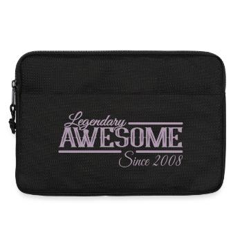 Legendary 18th Birthday Vintage Vintage 2008 - Laptop bag 13" - black - Front