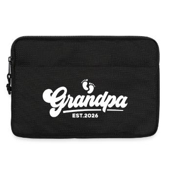 Opa 2026 - Stolzer Opa - Geschenkidee - Laptoptasche 13" - Schwarz - Vorne