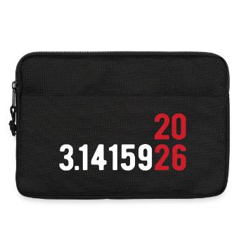 Pi Day 2026 avec le jeu des chiffres | Numéro de district 3.1415 - Sacoche pour ordinateur portable 13 pouces - noir - Devant