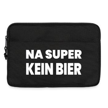 Bier - Laptoptasche 13" - Schwarz - Vorne