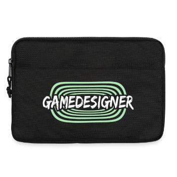 Game designer as a work colleague - Laptop bag 13" - black - Front