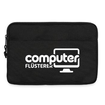 Computer Whisperer Monitor Illustration - Laptop bag 13" - black - Front