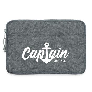 CAPITAINE 2026 CAPITAINE DEPUIS 2026 - Sacoche pour ordinateur portable 13 pouces - gris chiné - Devant