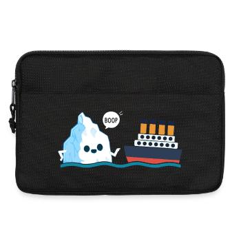 Titanic Funny Titanic and I-ceberg Boop Parody - Laptop bag 13" - black - Front