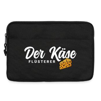 Der Käse Flüsterer - Laptoptasche 13" - Schwarz - Vorne