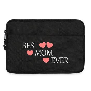 Cadeau pour la fête des mères : Idée de cadeau pour la fête des mères - Sacoche pour ordinateur portable 13 pouces - noir - Devant