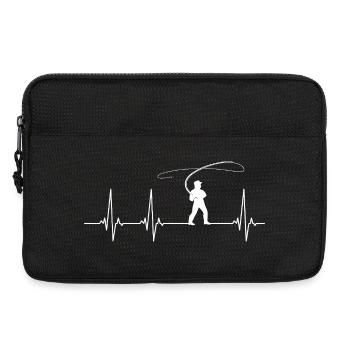 Lone Rider Herzschlag-Rodeo - Laptoptasche 13" - Schwarz - Vorne