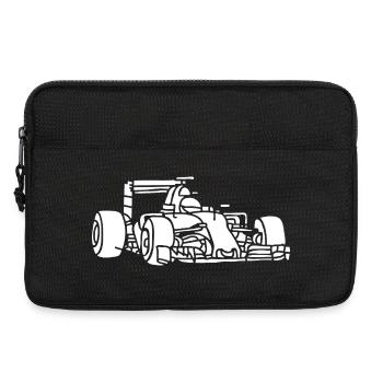 Formelautos Rennen Geschenke-Fahrer Team Kinder Er - Laptoptasche 13" - Schwarz - Vorne