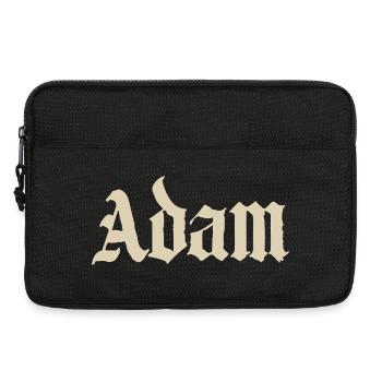 Adam Gothic Script Tee - Laptoptasche 13" - Schwarz - Vorne