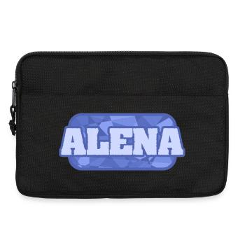 Alena als Geschenkidee - Laptoptasche 13" - Schwarz - Vorne