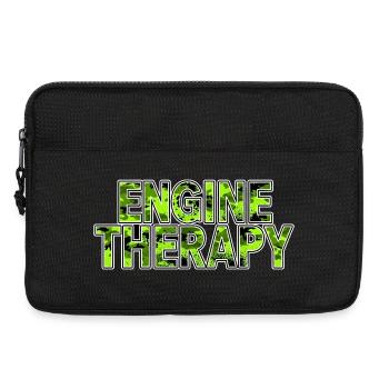 Car Tuning Motiv Engine Therapy Green - Laptop bag 13" - black - Front