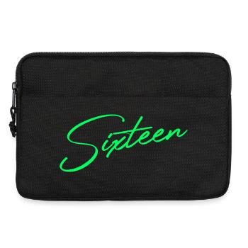16e anniversaire Seize ans - Sacoche pour ordinateur portable 13 pouces - noir - Devant