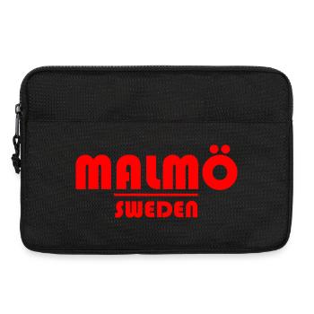 Logo rouge puissant de Malmö Suède - Sacoche pour ordinateur portable 13 pouces - noir - Devant