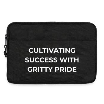 Blue Collar Worker Gritty Pride - Laptop bag 13" - black - Front