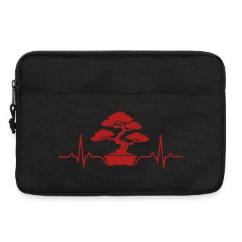 Japanese Bonsai Tree Plant Heartbeat Bonsai - Laptop bag 13" - black - Front