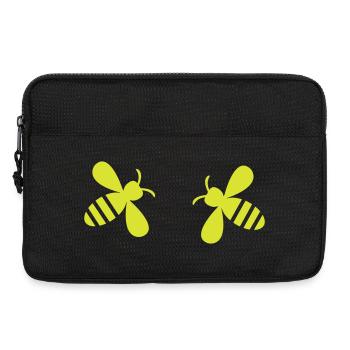 Neon Bee Duo - Sacoche pour ordinateur portable 13 pouces - noir - Devant