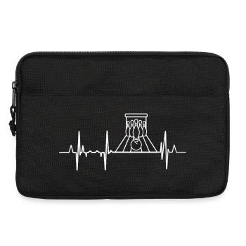 Bowling heartbeat - Laptop bag 13" - black - Front