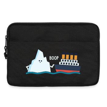 Titanic Lustige Titanic Berg Boop Parodie für Jungs - Laptoptasche 13" - Schwarz - Vorne