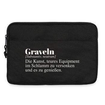 Graveln Definition - Laptoptasche 13" - Schwarz - Vorne