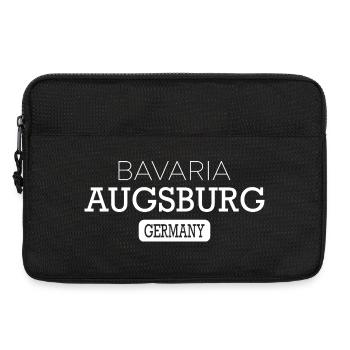 Augsburg Bayern Geschenk - Laptoptasche 13" - Schwarz - Vorne