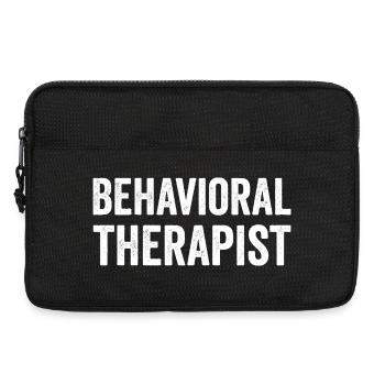 Behavioural therapist, school behaviour technician - Laptop bag 13" - black - Front