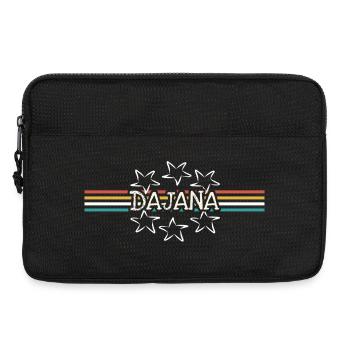 Dajana as a given name - Laptop bag 13" - black - Front