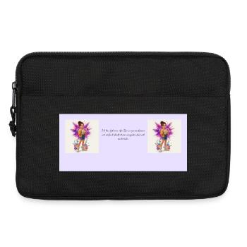 Lustige Lehrerin Tasse-Direkt davon ausgehen - Laptoptasche 13" - Schwarz - Vorne