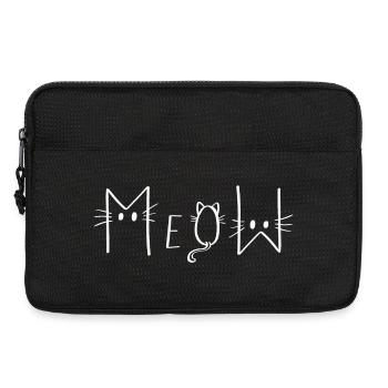 MEOW - meow cats - Laptop bag 13" - black - Front