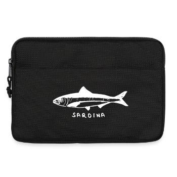 Sardina knows sardine fish - Laptop bag 13" - black - Front