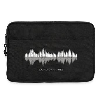 Sound of Nature - Winter - Laptoptasche 13" - Schwarz - Vorne